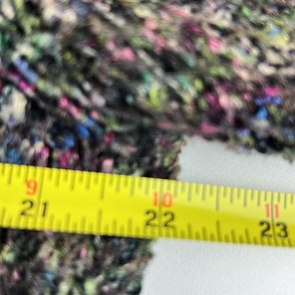 Vintage Spanner Multicolour Slub Knit Sweater with Fringe Neck - Picture 8 of 12